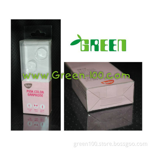 Clear Plastic Packaging Box for Earphone (W-18)